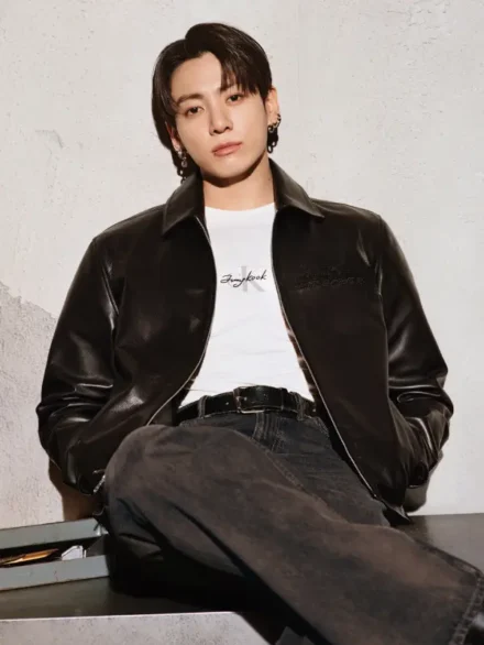 Calvin Klein x Jungkook The Rebel Rides Leather Jacket