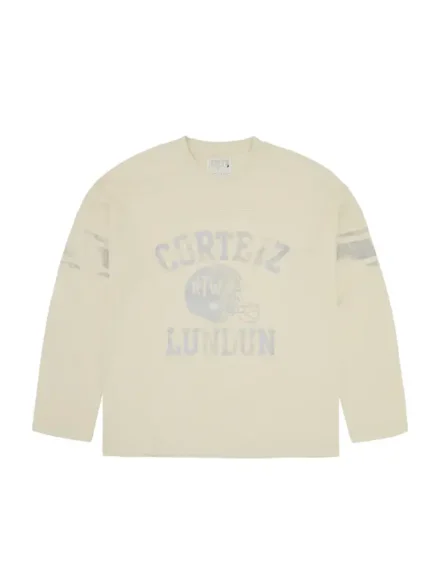 Corteiz Gabriel LS T-shirt Cream