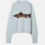 Dairy Boy Fish Sweater Blue