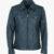 Deshawn Men’s Blue Bomber Shirt Jacket
