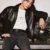 Jungkook Calvin Klein Leather Jacket Black