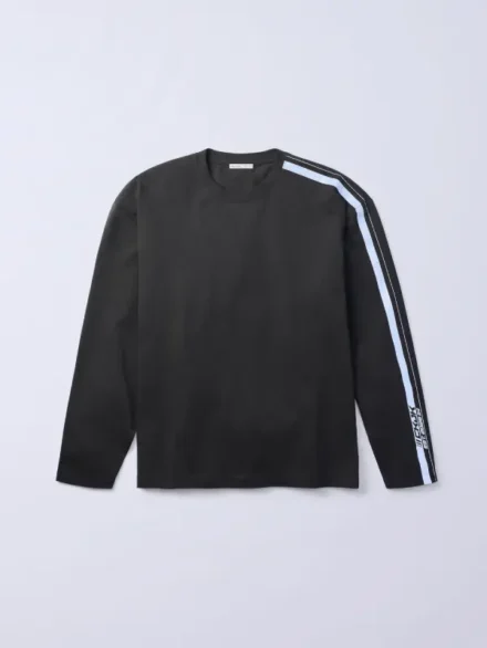 Jungkook Calvin Klein Racing Stripe LS T-Shirt Black