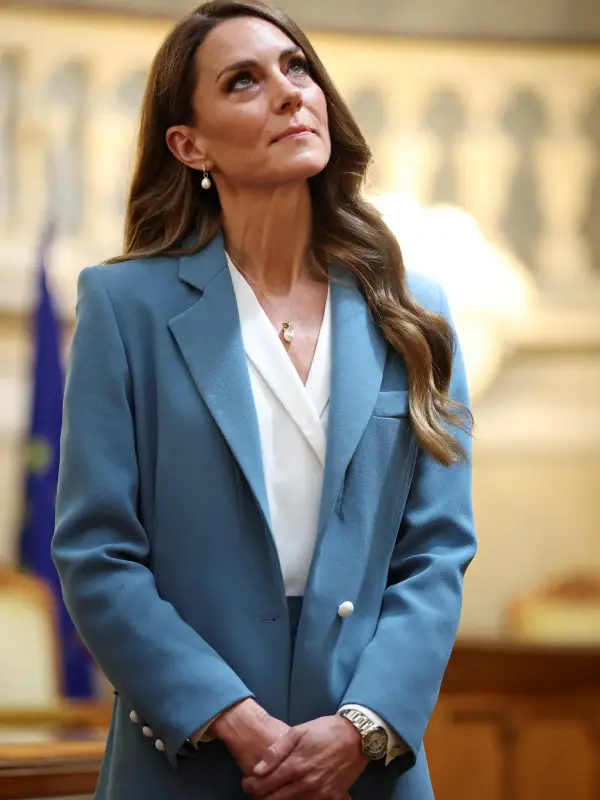Kate Middleton Blue Coat