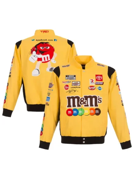 Kyle Busch M&M Jacket Yellow