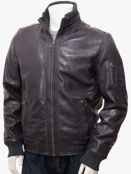 MORCHARD Men's Blue Bomber Jacket