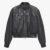 Mango Outlet Leather Bomber Jacket