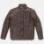 Men's Brown Highlands Quilted Leather Jacket