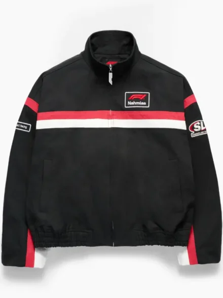 Nahmias F1 Moto Bomber Jacket Black