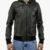 Napoli Cap Mens Green Bomber Hooded Jacket