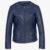 Nevaeh Ladies Blue Collarless Jacket