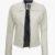 Off White Café Racer Leather Jacket for Women