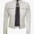 Off White Real Leather Biker Jacket for Women
