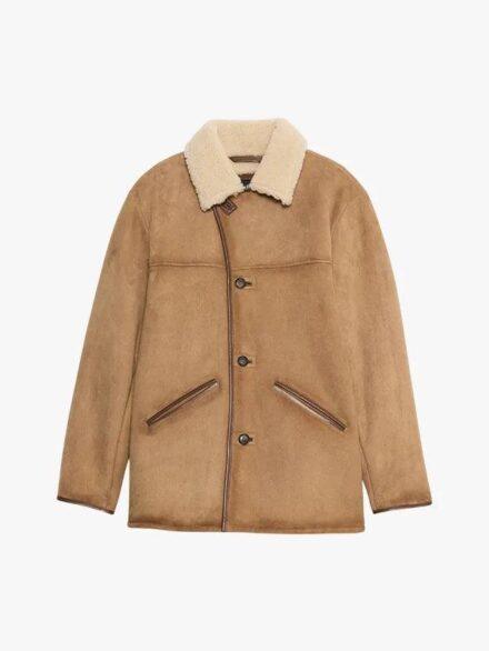 Rancher Banana Republic Shearling Brown Jacket