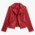 Red Rider Women Motorcycle Red Leather Jacket