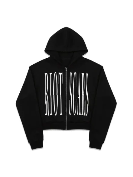 Riot Scars NFITI Zip-Up Hoodie Black