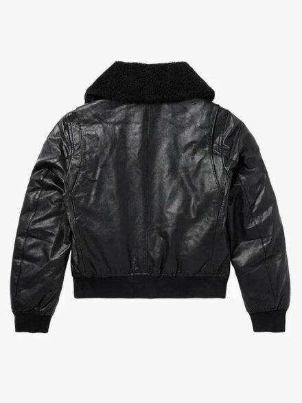 Stetson Shearling Leather Bomber Jacket
