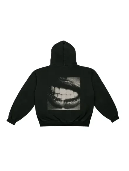 T8 Lips Hoodie Black