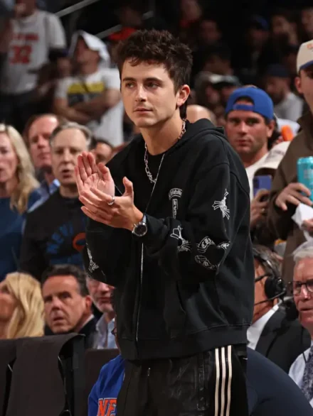 Timothée Chalamet Chrome Hearts Hoodie Black