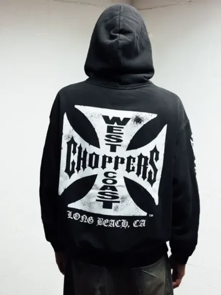 West Coast Choppers Core Logo Hoodie Black
