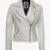 Women’s Off White Lambskin Leather Jacket