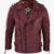 cross zip biker leather jacket
