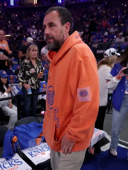 Adam Sandler Knicks Hoodie Orange