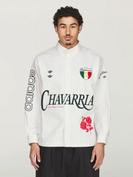Adidas Chavarria Button Up Shirt White