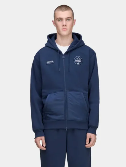 Adidas SPZL Wilpshire Zip-Up Sweatshirt Hoodie