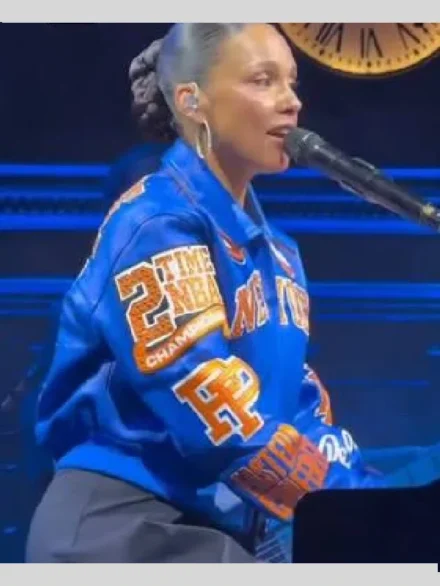 Alicia Keys Empire State Of Mind New York Knicks Jacket