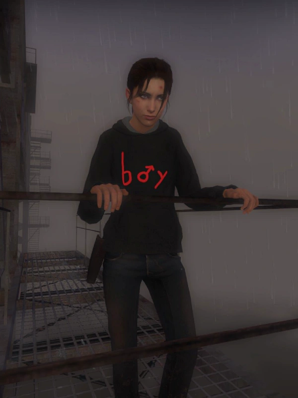 Black Boymoder Hoodie