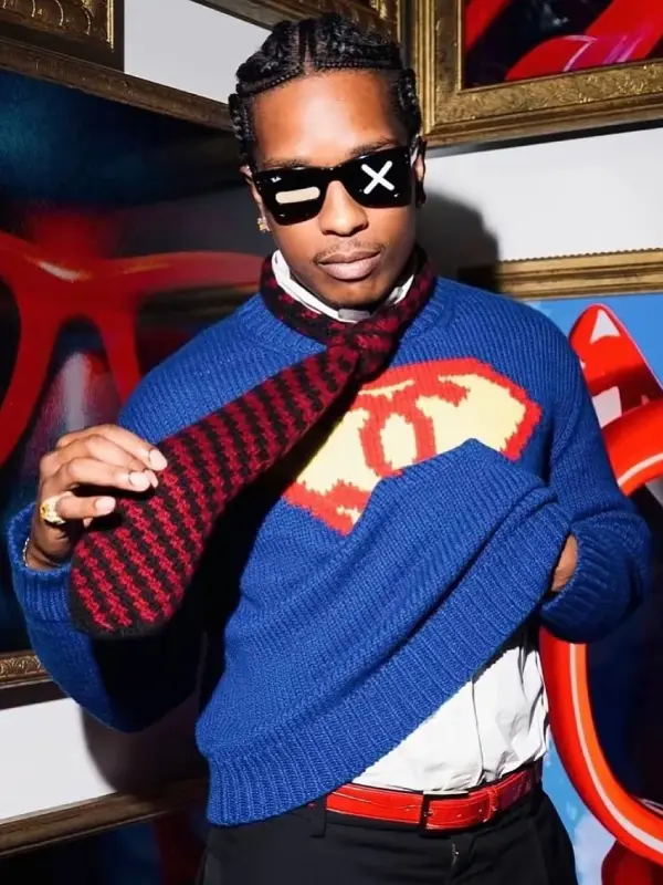 Chanel Superman Blue Sweater