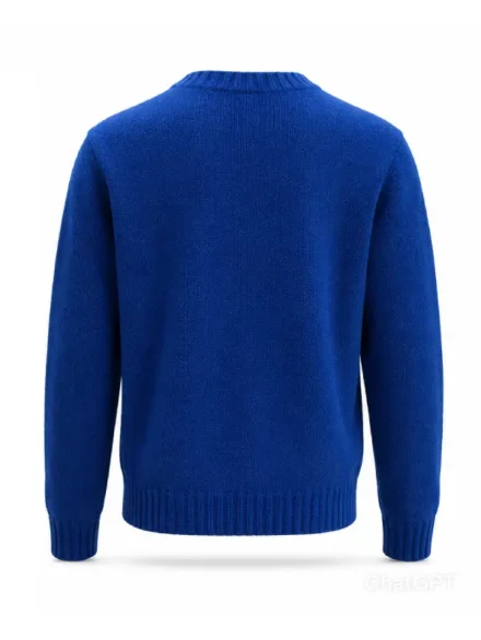 Chanel Superman Knit Sweater Blue
