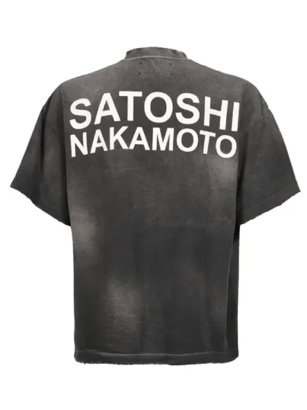Cup Half Full Tee Satoshi Nakamoto