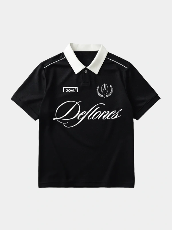 Deftones Soccer Jersey Black