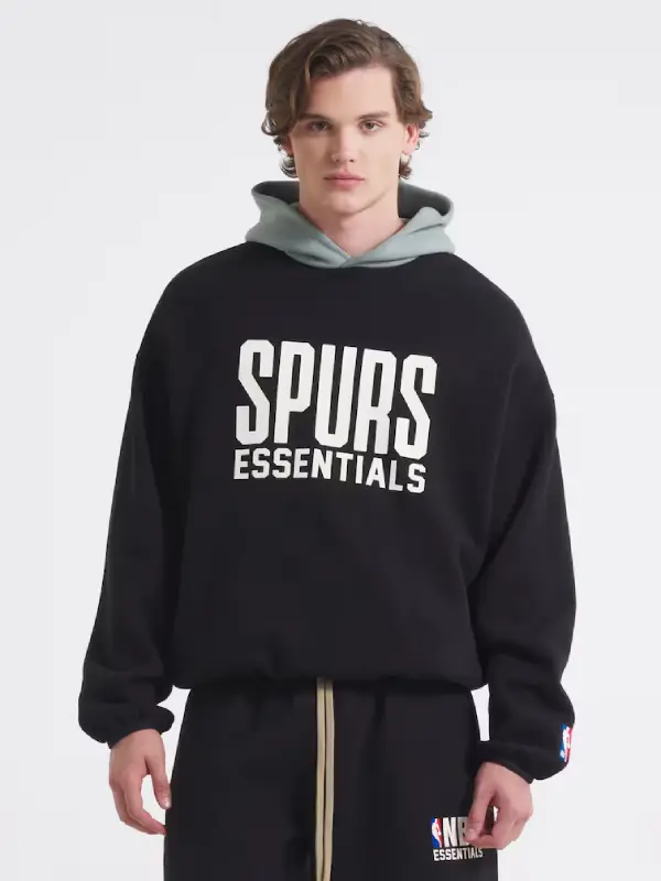 Fear of God Essentials x NBA Spurs Hoodie