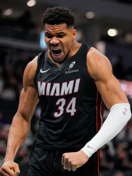 Giannis Antetokounmpo Heat Jersey