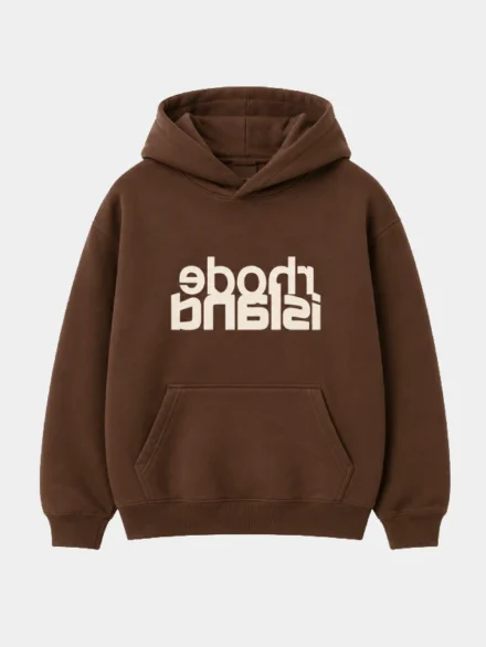 Hailey Bieber Rhode Island Hoodie Brown