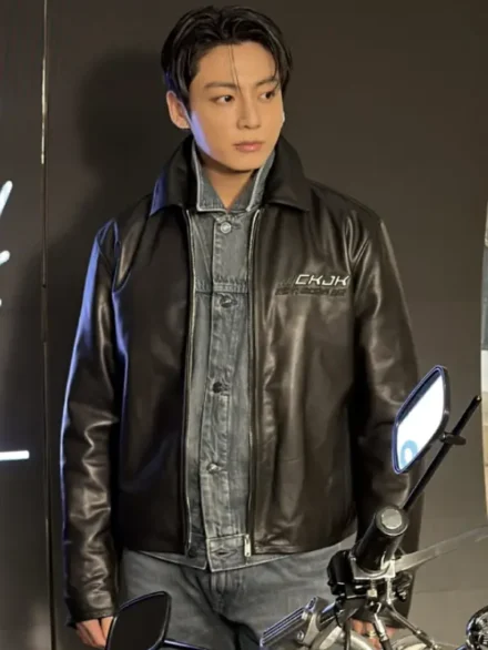 Jungkook CKJK Leather Jacket