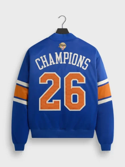 Kith Knicks Champions Satin Bomber Jacket