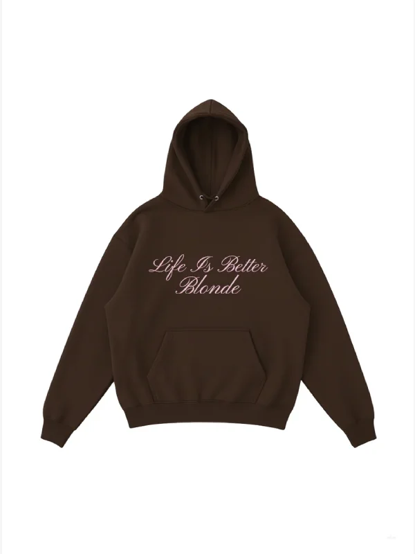 Life Is Better Blonde Hoodie - Image 2