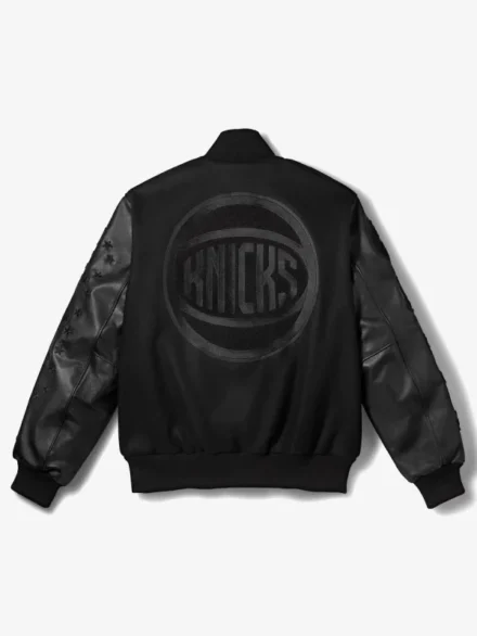 Men's New York Knicks Nike Black 2026 NBA Finals Champions Limited Edition Premium Full-Snap Jacket