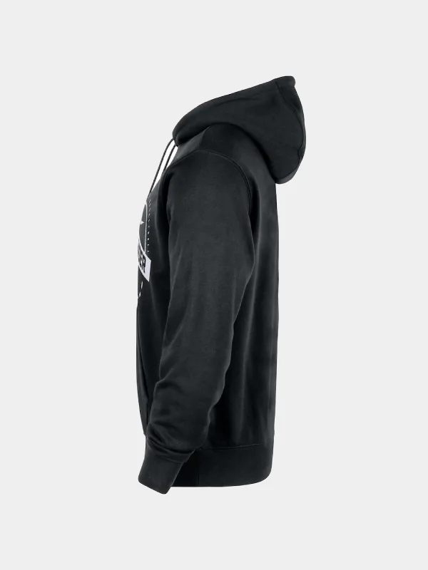 Men's Oklahoma City Thunder Nike Black 202526 Authentic Practice Club Pullover Hoodie