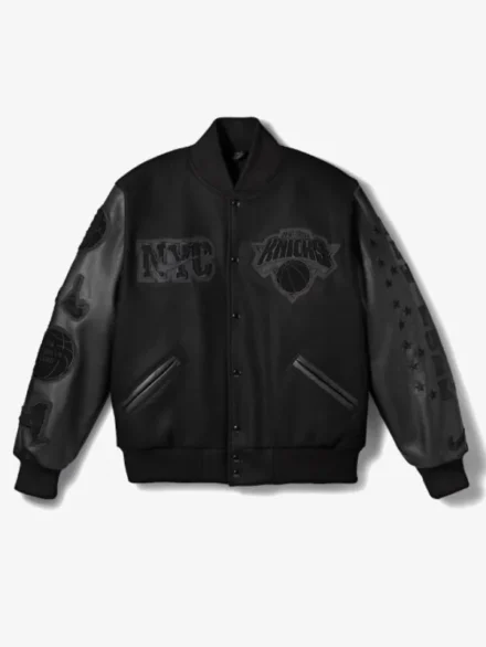 New York Knicks Nike Black 2026 NBA Finals Champions Jacket