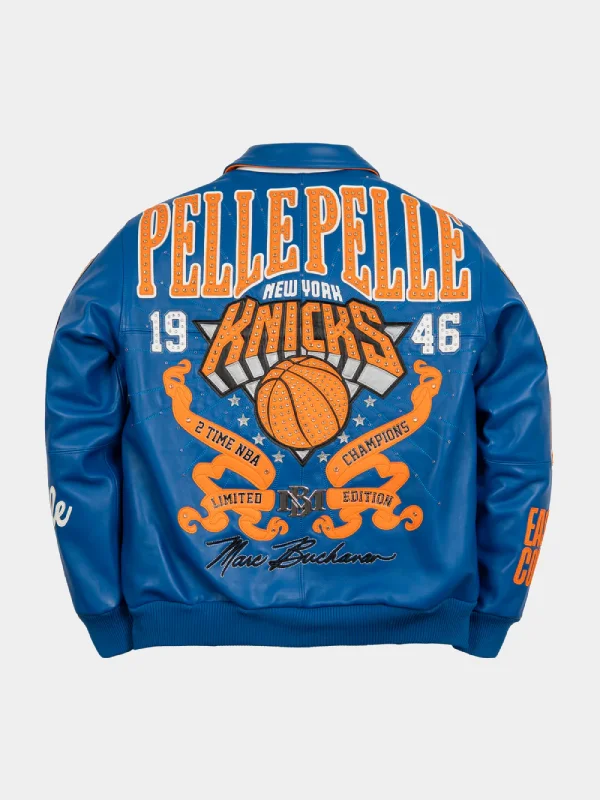 New York Knicks Pelle Pelle Leather Jacket