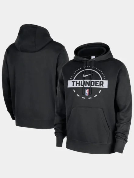 Nike Okc Thunder Hoodie Black