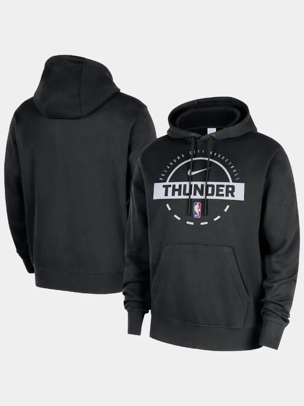 Nike Okc Thunder Hoodie Black