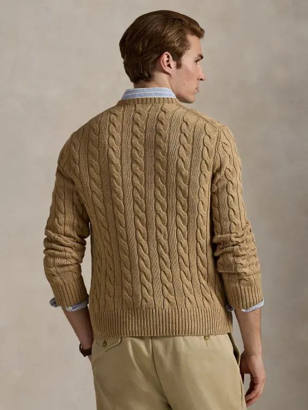 Polo Cable-Knit Cotton Sweater Ralph Lauren