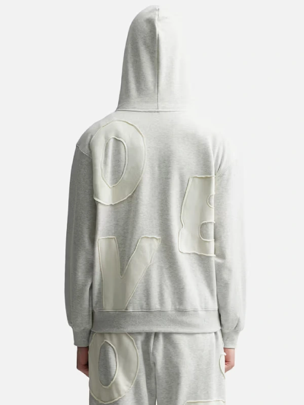 SUNLOVE Capital Brushed Zip Up Hoodie
