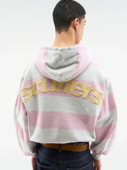 Scuffers Club Pink Zipper Hoodie