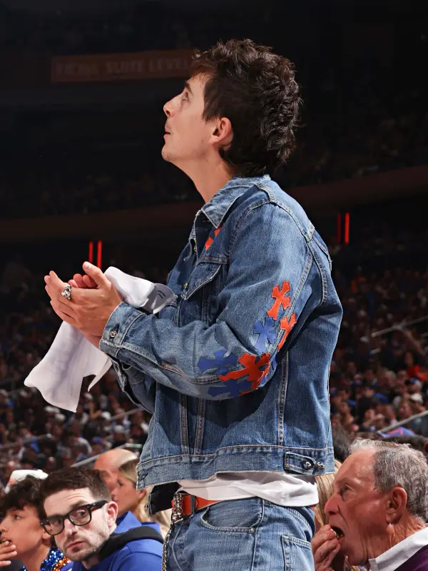 Timothee Chalamet Chrome Hearts Denim Trucker Jacket